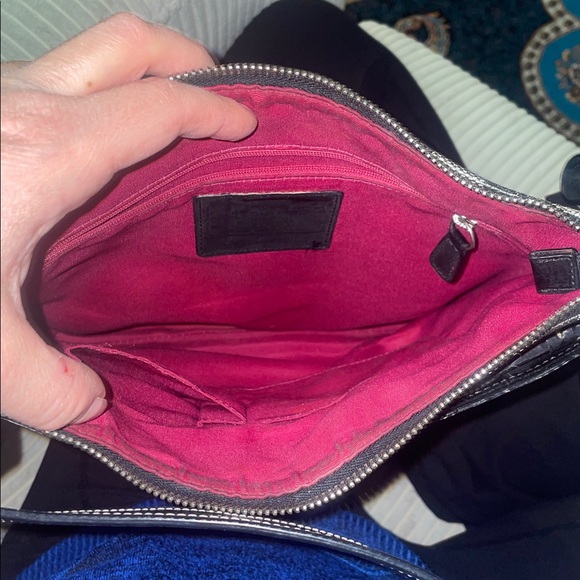 Coach Monogram Black and Gray Shoulder Bag - Picture 6 of 7